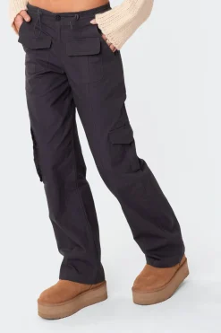 Zayla Low Rise Cargo Pants