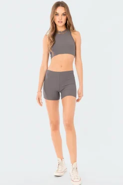 Zoella Ribbed Crop Top